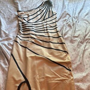 One shoulder dress